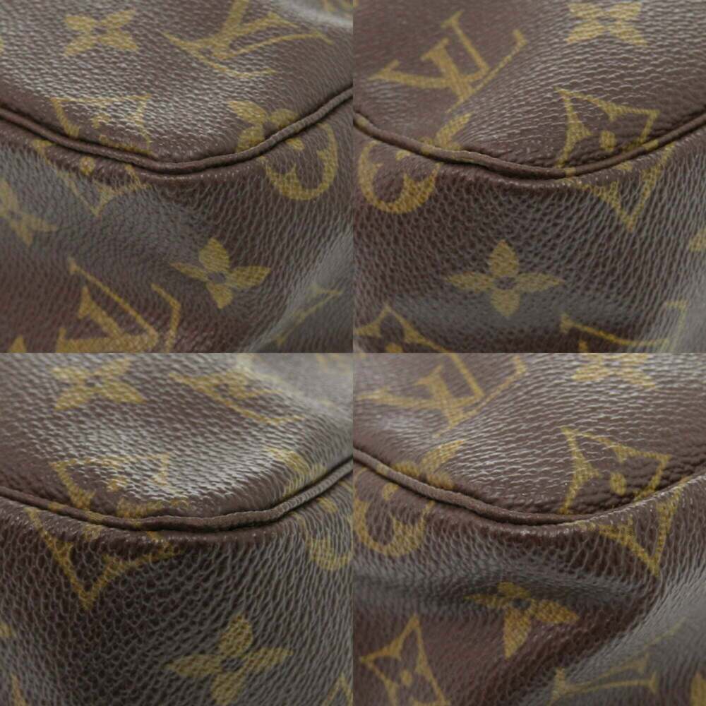 LOUIS VUITTON Authentic Brown Monogram Pouch - Picture 5 of 10